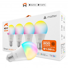 Nexxt 4 Focos Smart Home Matter RGB NHB-C110M 4PK 110V