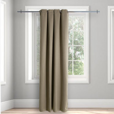 Cortina Decorativa Cubely Blackout 140x229cm Con Ojales 100% Poliéster