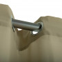 Cortina Decorativa Venya Grafito 140x229cm con Ojales 100% Poliéster