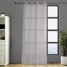 Cortina Decorativa Velo Bolver Blanco 229x140cm 100% Poliéster con Ojales