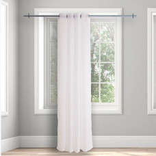 Cortina Decorativa Fair ADK Velo Blanco 140x229cm con Ojales 100% Poliéster