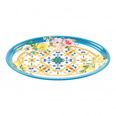 Guzzini Fuente Ovalada para Servir Multi Flower&Lemon de Melamina