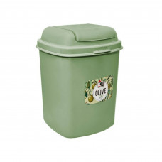 Basurero Vaivén Olive Verde 5L de Plástico
