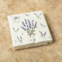 Juego de 20 Servilletas Cocktail Boquete of Lavander Beige 25x25cm