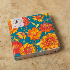 Juego de 20 Servilletas Cocktail Flores Arya 25x25cm