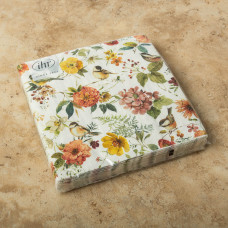Juego de 20 Servilletas Lunch Blessed by Nature Beige 33x33cm