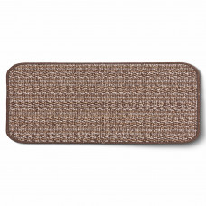 Alfombra Camino Surcos Café 120x60cm 100% Polipropileno