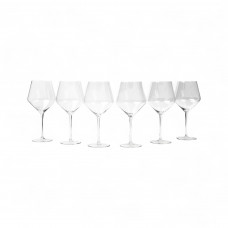 Juego de 6 Copas para Agua Clear 0.67L de Vidrio