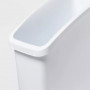 Sterilite Basurero Inclinado Blanco 46x20x40cm de Plástico