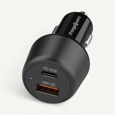Chargeworx Cargador para Auto USB-C / USB CHA-CX3023BK Negro 63W para Celular