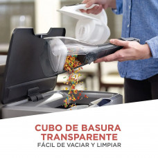 BLACK+DECKER Aspiradora Inalámbrica HLVA325J10-B3 Blanco / Negro con Soporte para Pared y Boquilla Estrecha