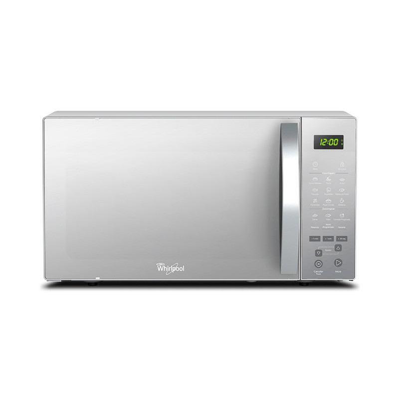 Whirlpool Microondas WM1514D Silver 1450W 1.4' con 3 Niveles y 9 Opciones