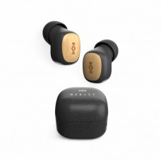 Marley Audífonos Bluetooth In Ear Smile Jamaica Negro de de Plástico Reciclado con Caja y 14 Horas de Reproducción