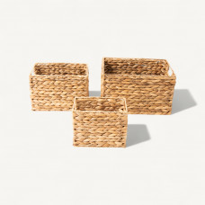 Haus Canasto Rectangular Natural con Agarraderas