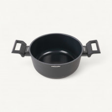 River Olla Elba Negro 20cm / 2.3L de Aluminio y Antiadherente de Cerámica