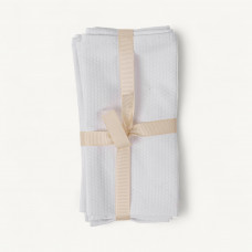 Haus Juego de 4 Servilletas Blanco 40x40cm 65% Poliéster - 35% Algodón