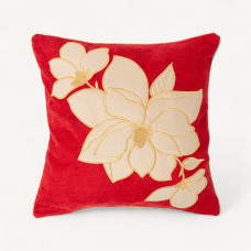Haus Forro para Cojín Poinsettia Bordado 45x45cm 100% Poliéster y Lurex