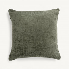 Cojín Relleno Verde 60x60cm con Cierre Poma Rosa
