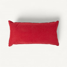 Cojín Relleno Rojo 70x35cm con Cierre Poma Rosa