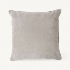 Cojín Relleno Gris 60x60cm con Cierre Poma Rosa