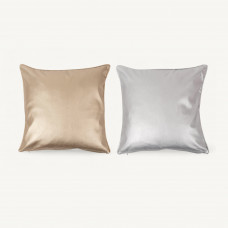 Forro para Cojín Dorado 45x45cm Poma Rosa