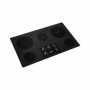 Whirlpool Plancha de Cocina Eléctrica WCE55US6HB Negro de Vitrocerámica 91cm con 5 Zonas / 1 Zona Dual