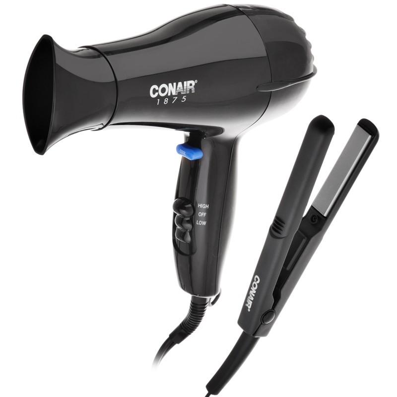 Secador de cabello con mini plancha 1875 W Conair