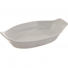 Fuente para Gratinar Oval de Porcelana Actualite 23.7 X 12 CM Corona