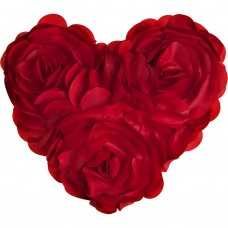 Cojín relleno Pétalos Corazón Poma Rosa