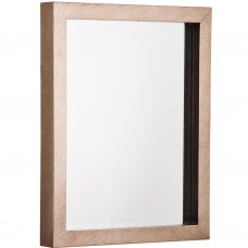Espejo borde liso madera 50x60 cm