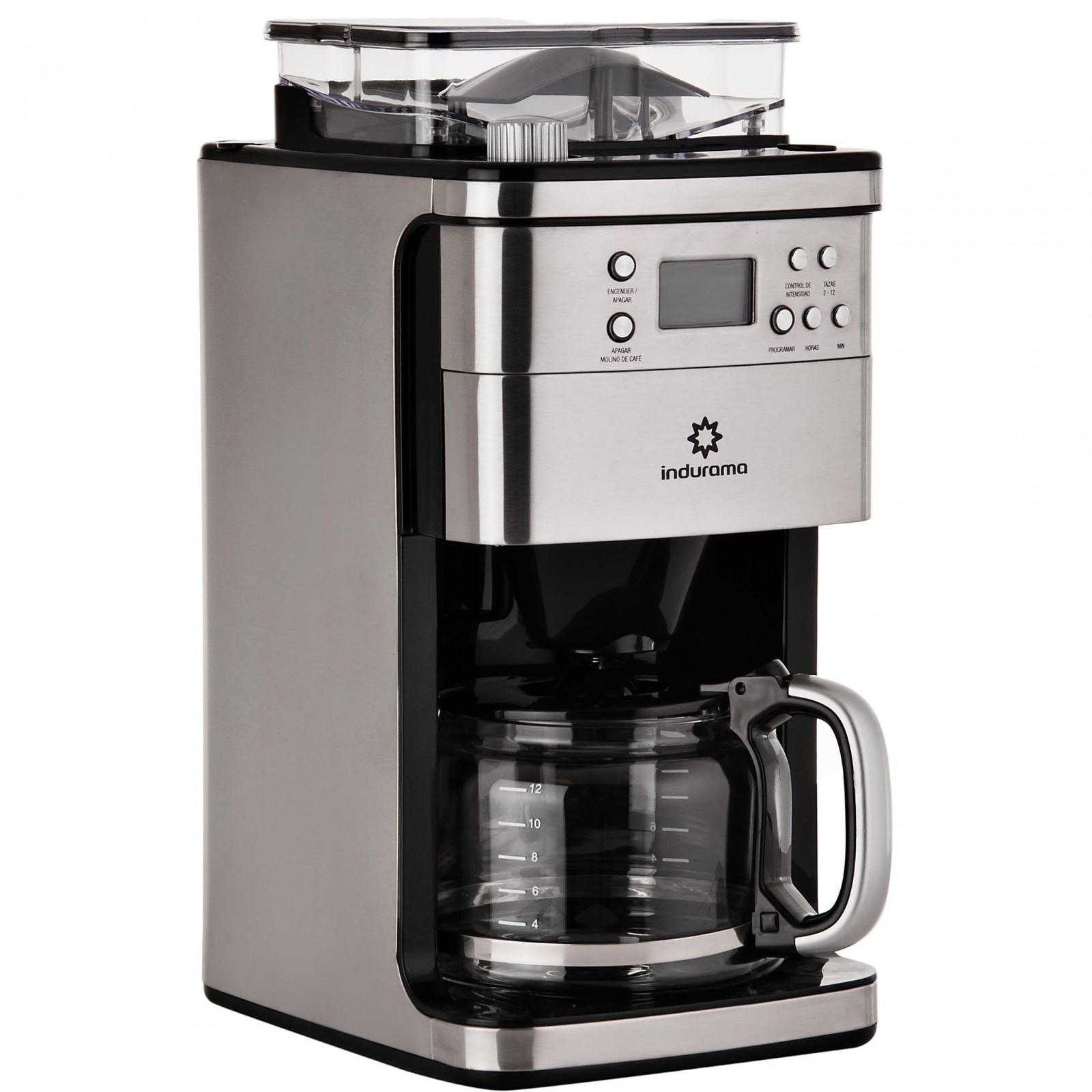 Cafetera con molino de café / 200G 750W Indurama