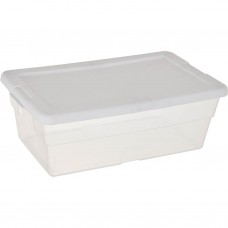 Caja Multiusos Rectangular con Tapa 5.7L Blanco Sterilite