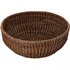 Canasta frutera de rattan Haus