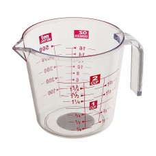 Jarra Medidora 0.5 L / 16 Oz Transparente de Plástico
