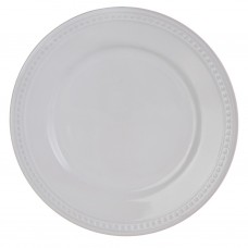 Plato para ensalada de cerámica Filo Bolas Blanco Haus