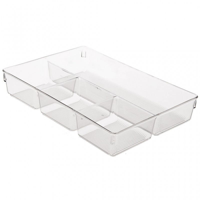 Organizador múltiple  4 divisiones Clear Linus Interdesign