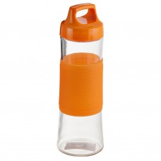 Botella con tapa rosca vidrio / plástico 550 ml Haus