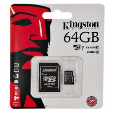 Memoria micro SDXC 64GB Clase 10 con lector Kingston