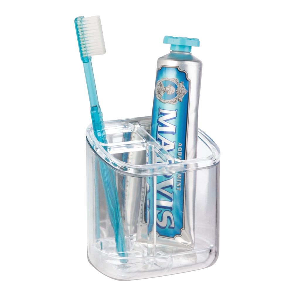 Organizador para cepillos de dientes AFFIXX Clear Interdesign